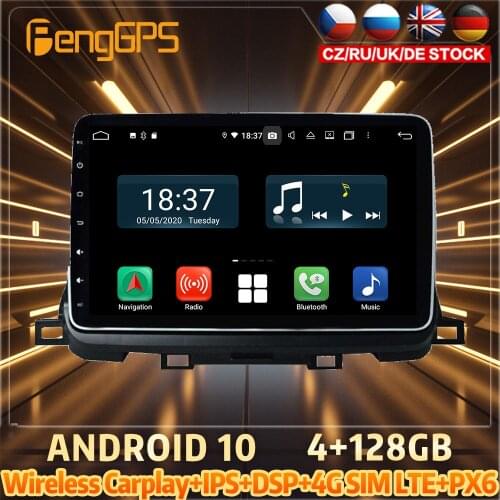 128G Android10 PX6 DSP For KIA Sportage 2018 2019 Car DVD GPS Navigation Auto Radio Stereo Video Multifunction CarPlay HeadUnit