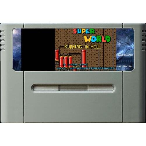 16Bit Games ** SUPER WORLD BURNING IN HELL ( PAL EUR Version!! )