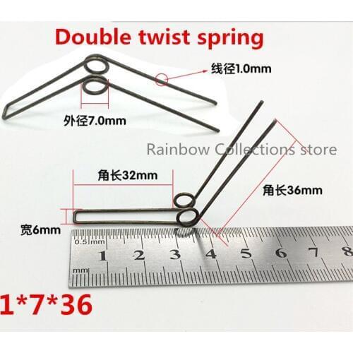 5pcs/lot Double twist spring Torsion spring Heteromorphic spring
