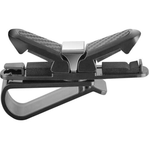 Car Auto Sun Visor Glasses Sunglasses Card Ticket Holder Clip Universal Multifunctional Bill Clip 180 Degree Rotation