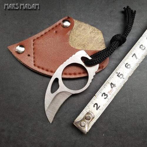 Free shipping Outdoor Mini Small Claw Knife Elegant necklace knife keys knife Small gift camping tools