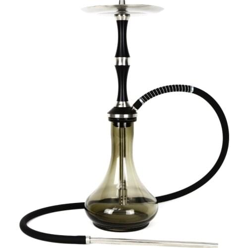 Hookah Stainless Steel Hookah - Shisha with Leather Portable Hookah Cachimbas Nargile Chicha Water Pipe Travel Best Shisha