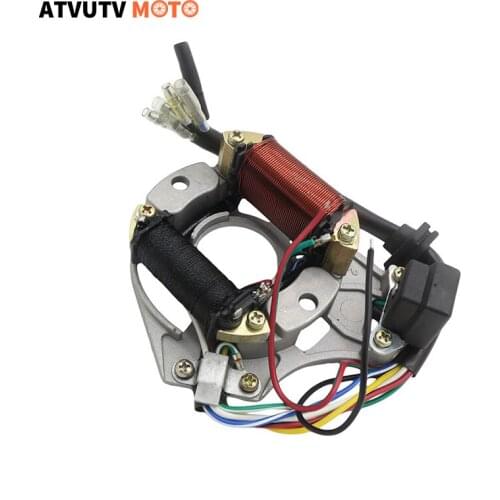 Motorcycle Stator Magneto Coil For KAZUMA 50CC 70CC 90CC 110CC ATV Stator Generator DY100