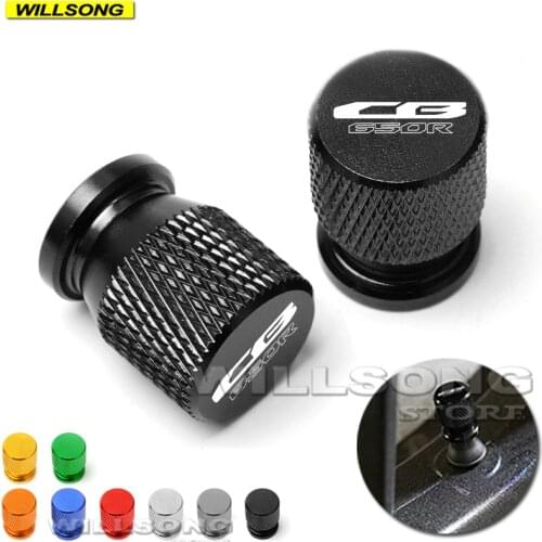 Wheel Tire Tyre Valve Air Port Stem Cover Cap Airtight Plug For HONDA CB650R Motorcycle Accessories CNC LOGO