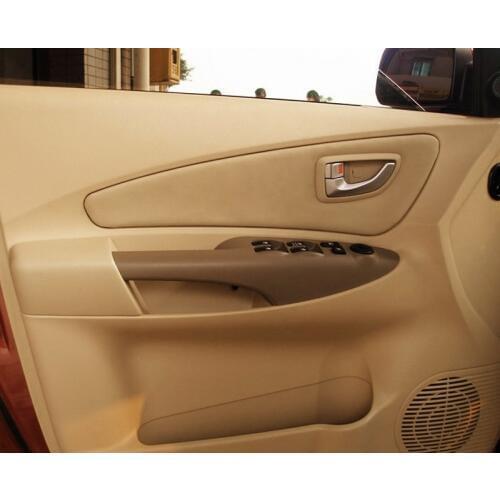 Microfibre Leather Door Interior Panel Center Armrest Protective For Hyundai Tucson 2006 07 08 09 10 11 12 2013 CAB155