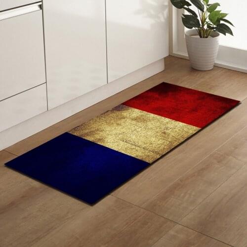 Drop Shipping Tapis Polyester Kitchen Mat Each Country Flags Floor Mat Household Carpet Long Doormats Alfombra