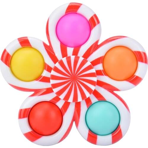 Simple Dimple Toy Push Bubble Simpel Dimpel Fidget Spinner Toys Mini Dimples Stress Relief Antianxiety Autism Handhel Spinner