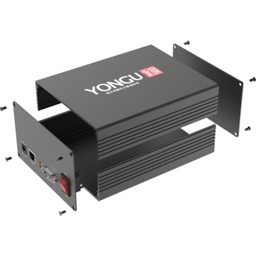 Yonggu 127W75H200L mm Extruted Anodized Enclosure Aluminum Wall Mounting Electronic Instrument Enclosures for PCB