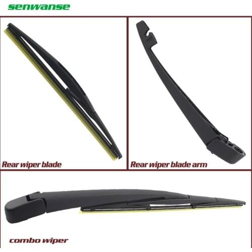 Senwanse Rear Wiper Arm and Blade for Suzuki Grand Vitara MK4 2015-2018 back windshield windscreen wiper