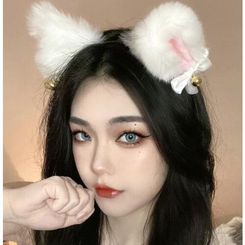 Hair clip as a cat Ears Hair Clip Cosplay Anime Costume Halloween Birthday Party Hair Accessories