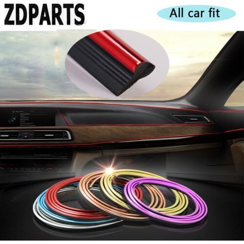 ZDPARTS 3M Automobiles Car Internal Decorative Trim Sticker For Audi A3 A4 B7 B8 B6 A6 C6 C5 Q5 Nissan Qashqai Juke X-trail T32