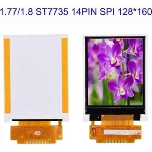 1.8/1.77 inch SPI 14PIN ST7735 128*160 TFT color lcd display