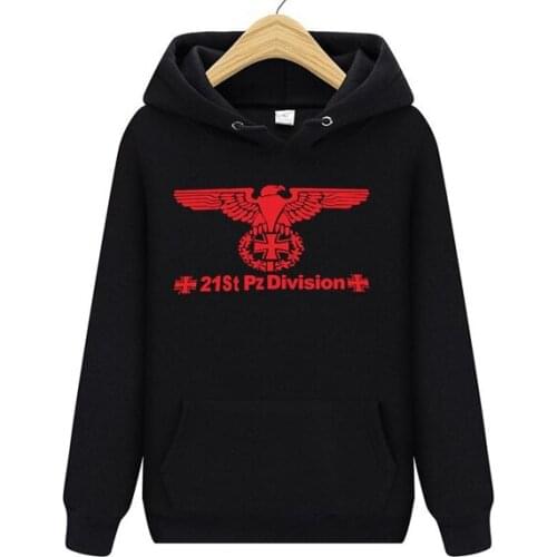 2020 World War II German Military Standard Cross Totem Print Hoodies Sweatshirts Man Women Streetwear Mens Hoodie Jacket S-XXXL