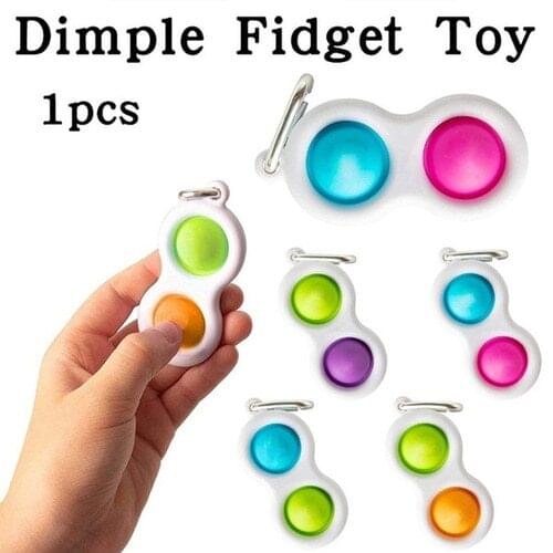 2021 Simple Dimple Fidget Toy Set Stress Relief Toys Autism Anxiety Relief Stress Hand Toys For Kids Adults