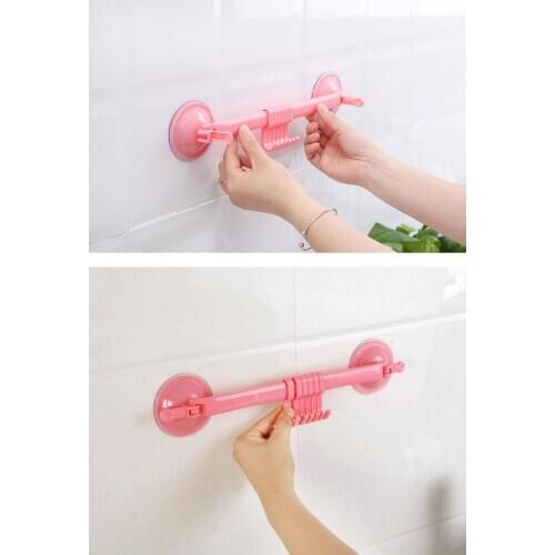 300pcs Wall-mounted Kitchen Hooks Suction Cup 6 Hooks Strong Adhesive Hook Bathroom Corner Nail-free Seamless Rack Hanger Hook