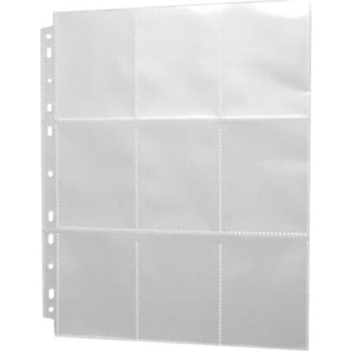 5/10/20/pcs Trading Gaming Card Sleeves Storage Wallets Album Pages Collection Coin Holders Wallets Sleeves Photo Albums