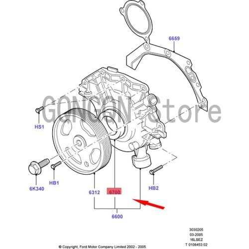CAR Crankshaft front oil seal For dMo nd eo KaI kon Engine crankshaft front oil seal Shaft sealing ring Crankshaft sealing ring