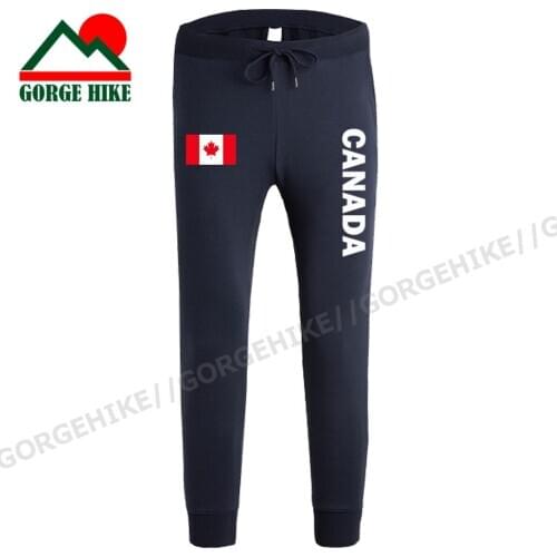 Canada Canadians mens Sweatpants new mens Canada flag workout Sporting pocket sweat bodybuilding 2021 brand CA CAN Long Pants