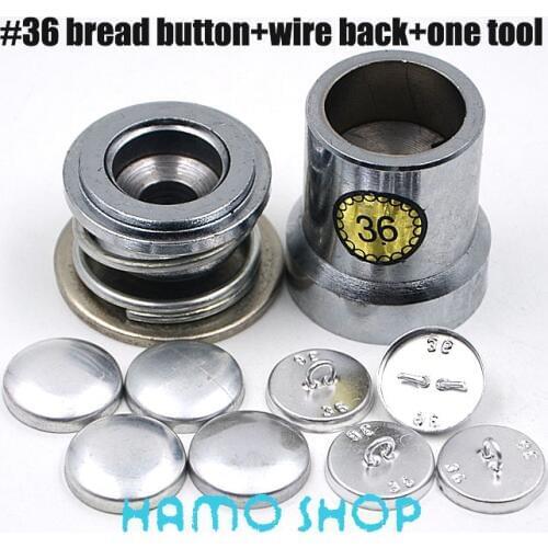 2.15cm/21.5mm 50set/lot #36 Round Fabric Aluminum Covered Cloth Button With One Tool Metal For Handmade DIY Free Shipping