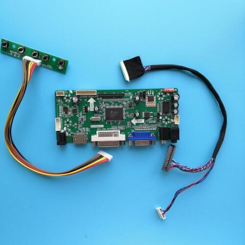 M.NT68676 Driver Kit Controller board for B156XW02 V0 1366X768 DIY DVI LED VGA LCD HDMI panel Screen 15.6" monitor