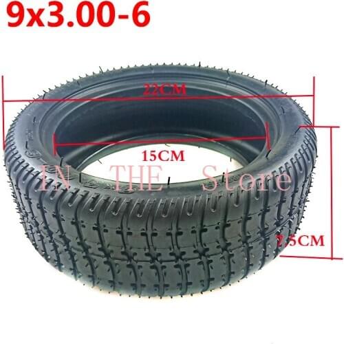 Mini Motorcycle Accessories Gas/electric Scooter Modified Tire Model 9x3.00-6 Vacuum Tubeless Wear-resistant Tires