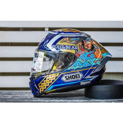 Full Face Motorcycle Helmet Shoei X-Spirit III X14 Helmet Marquez5 Motegi3 TC-2 Helmet Riding Motocross Racing Motobike Helmet