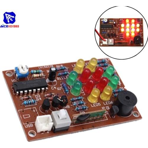 Diymore CD4060 Dream Light DIY Kit Electronic Fun Suite Birthday Gift Dreamy Suite