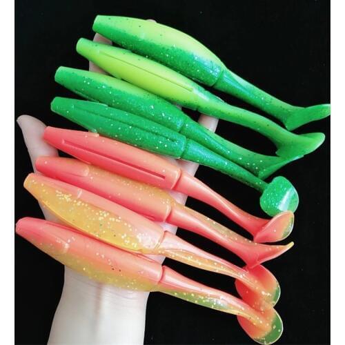 Noeby 8pcs 15cm 23.67g Artificial Soft Lure Japan Shad Worm Jig Head Fly Fishing Silicone Rubber Fish Fishing Lure soft bait