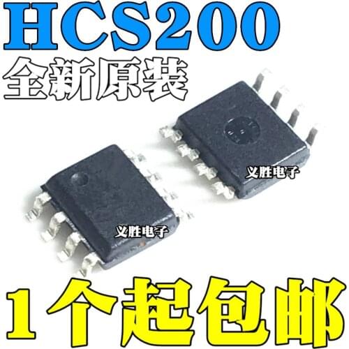 New and original HCS200 HCS200-I/SN SOP8 Wireless Rolling Decoder IC，Wireless rolling decoding IC chip，Rolling code encoding