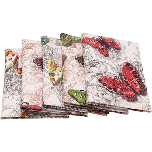 Passport Cover Wallet Butterfly Printing Waterproof Card Holder Leather Travel Passport Holder Women Holder Bag