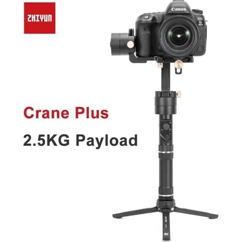 ZHIYUN Crane Plus Handheld Gimbal 3-Axis Stabilizer 2.5KG Payload for DSLR Camera Mirrorless Support POV Mode VS Crane 2 2S