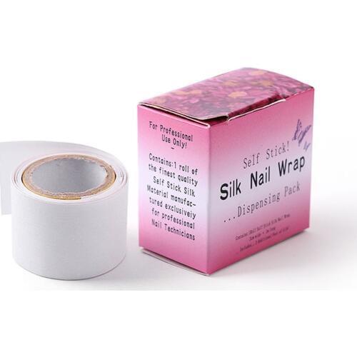 Nail Art Repair Fiberglass Silk Wrap Self Adhesive Tape DIY Strong Protect Reinforce Extension Sticker For Broken Manicure Tool