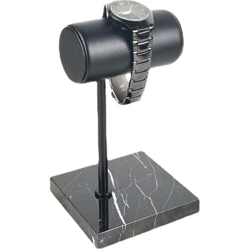 T-bar Jewelry Display Stand Watch Holder for Bracelest Bangles Cuffs, Chains, Luxury Marble Base, Gift for Women
