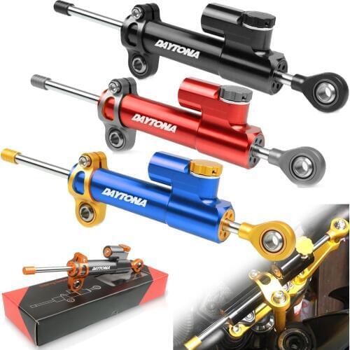 For Triumph DAYTONA 675/675R SPEED TRIPLE 1050/1050R-UP TIGER 800-UP Universal Motorcycle Adjustable Steering Damper Stabilizer