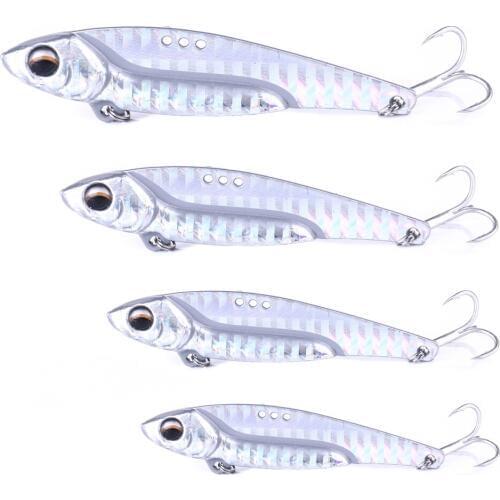 1Pcs Hard Metal 7g/13g/16g/20g Vivid Vibrations Fishing Lures Spoon Fishing Bass Isca Artificial Bait Pesca Tackles
