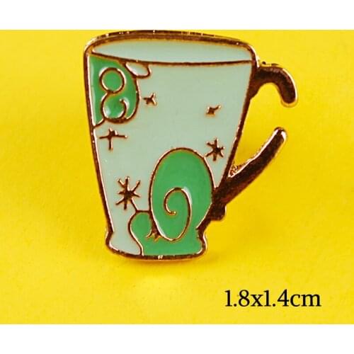 Drinking Glass Lapel pins Funny Enamel pins Brooches for Men Women Badges Pins Badges On A Backpack Jewelry Gift Fans Friends