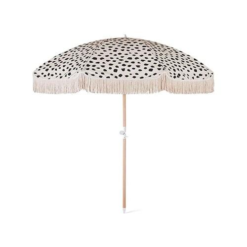 Patio Umbrella outdoor beach umbrella with tassels aluminium pole