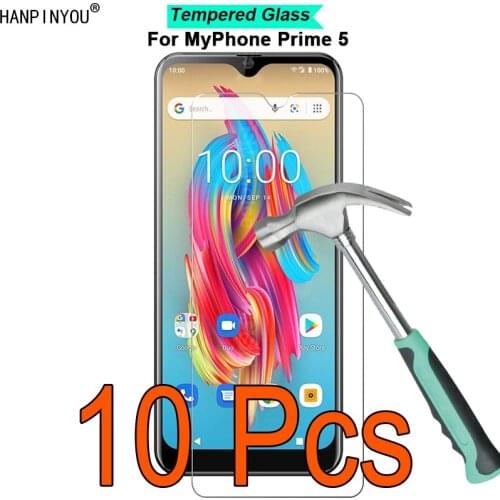 10 Pcs/Lot For MyPhone Prime 5 Prime5 9H Hardness 2.5D Ultra-thin Toughened Tempered Glass Film Screen Protector Guard