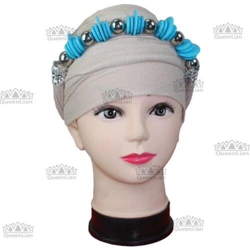 2017 New Design Fashion Big ELastic Scarf Decorative Accessories For African Musilm Lady