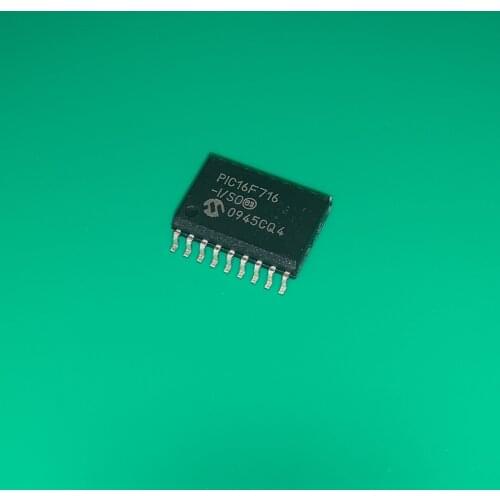 10pcs/lot PIC16F716-I/SO SOP-18 IC MCU 8BIT 3.5KB FLASH 18SOIC PIC16F716T-I/SO
