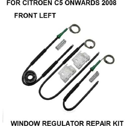 CAR PARTS WIDDOW REGULATOR COMPLETE CLIP KIT FOR CITROEN C5 WINDOW REGULATOR REPAIR KIT FRONT LEFT SIDE