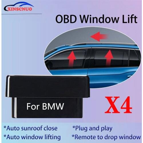 OBD Auto Car Windows Closer lift For BMW X4 2018 2019 2020 Vehicle Glass Door Sunroof Opening Closing Module System