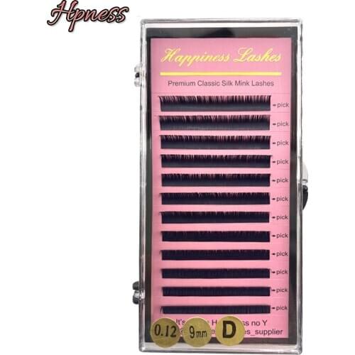 Black Matte 8~15mm mix false eyelashes silk Natural soft eyelash extensions mink individual eyelashes makeup maquiagem cilios