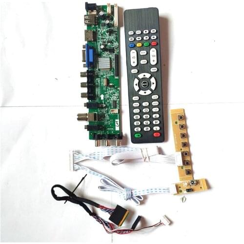 For LP156WH4-TLP1/TLP2/TLP4 1366*768 universal HDMI-Compatible VGA USB AV TV 3663 DVB digital LVDS Pin LCD Controller board