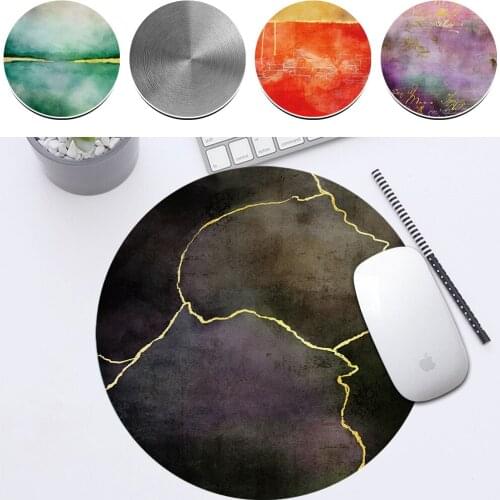 Gaming Mouse Pad Non-slip Mousepad Durable Keyboard Mat Round Cup Pad High Quality Gamers Mouse Mat Computer Accessories