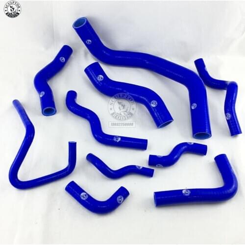 Silicone Radiator Hose Kit For NISSAN SILVIA 200SX 240SX S13 S14 S15 SR20DET (10PCS) red/blue/black