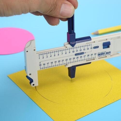 Compass Cutter Round Circle Knife Heat Shrink Film Cutting Patchwork Tool Circle Compass Film Paper Knife Cutter for Patchwork