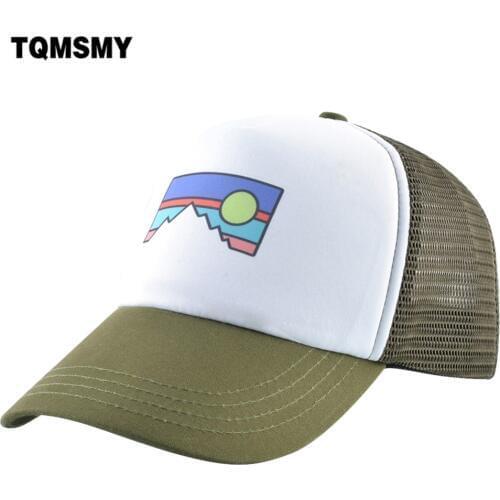 TQMSMY Men and Women Baseball Caps Summer Mesh Trucker Hat Breathable Caps Baseball Hat Mesh Snapback Hats TMA66