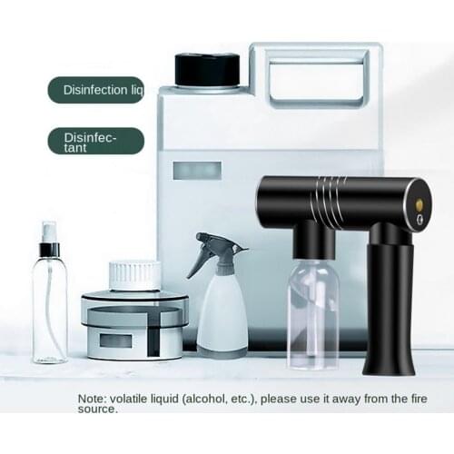 Nano Sprayer Disinfection Gun Cordless Blue Light Atomization Fogger Machine