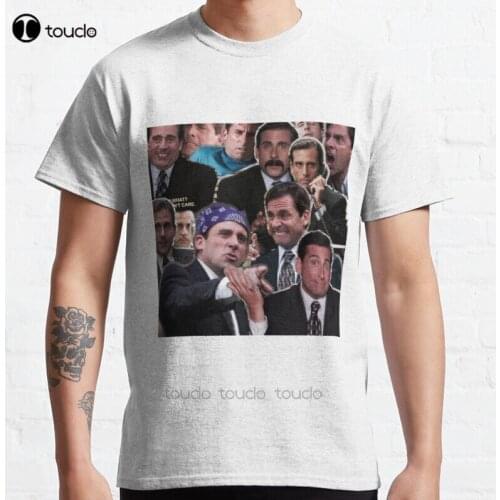 New The Office Michael Scott - Steve Carell Classic T-Shirt Cotton Men Tee Shirt